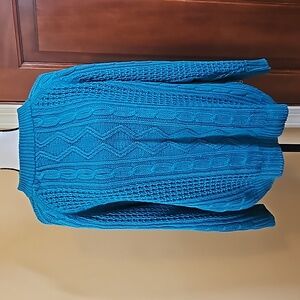 VINTAGE FORENZA SWEATER BLUE AQUA M MEDIUM  AUTHENTIC SPORTWEAR